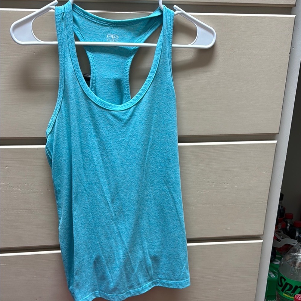 Women's Blue Athletic Tank Top